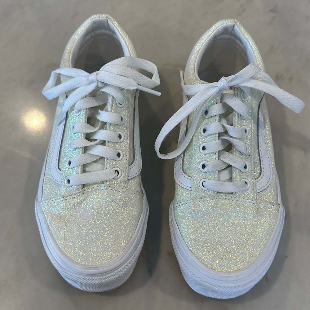 🤍Glitter color changing Vans🤍